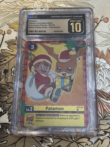 Cgc pristine digimon - digimon, card